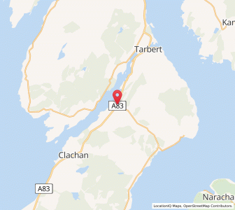 Map of Kennacraig, ScotlandScotland