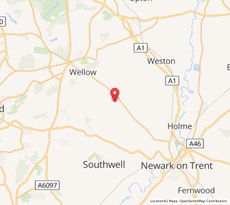 Map of Kersall, EnglandEngland