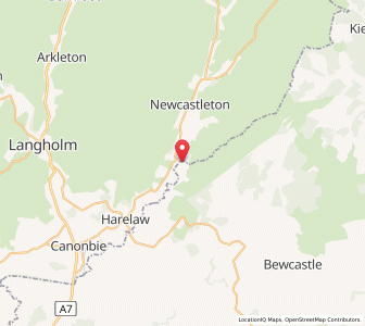 Map of Kershopefoot, EnglandEngland