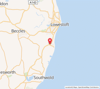 Map of Kessingland, EnglandEngland