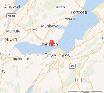Map of Kessock, ScotlandScotland