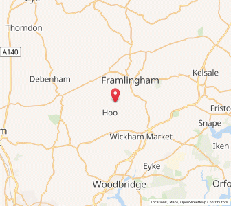 Map of Kettleburgh, EnglandEngland