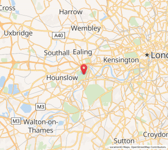 Map of Kew Gardens, EnglandEngland