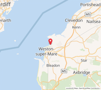 Map of Kewstoke, EnglandEngland