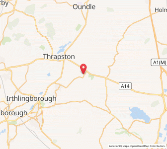 Map of Keyston, EnglandEngland