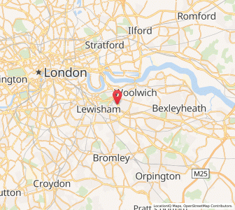Map of Kidbrooke, EnglandEngland