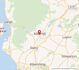 Map of Kilbirnie, ScotlandScotland