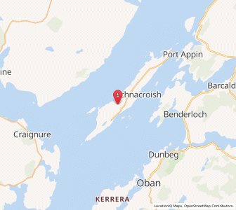 Map of Kilcheran, ScotlandScotland