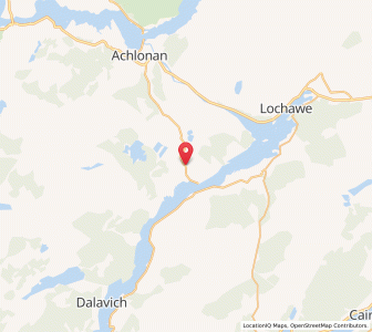 Map of Kilchrenan, ScotlandScotland