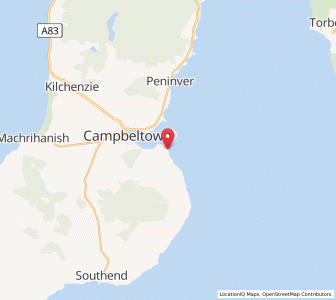 Map of Kildalloig, ScotlandScotland