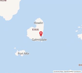 Map of Kildonnan, ScotlandScotland