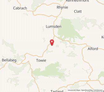 Map of Kildrummy, ScotlandScotland