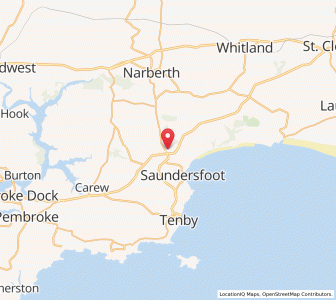 Map of Kilgetty, WalesWales