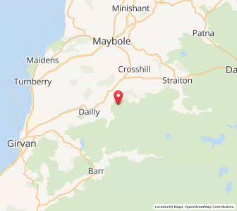 Map of Kilkerran, ScotlandScotland