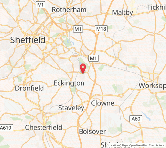 Map of Killamarsh, EnglandEngland