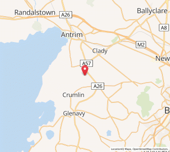 Map of Killead, Northern IrelandNorthern Ireland