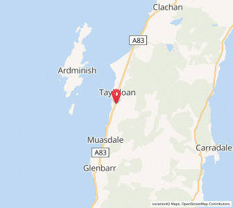 Map of Killean, ScotlandScotland