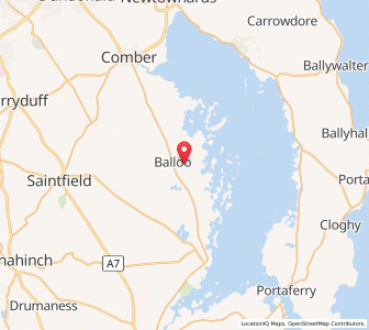 Map of Killinchy, Northern IrelandNorthern Ireland