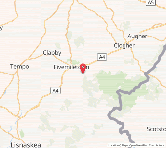 Map of Killybane, Northern IrelandNorthern Ireland