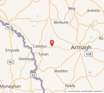 Map of Killylea, Northern IrelandNorthern Ireland