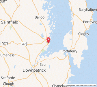 Map of Killyleagh, Northern IrelandNorthern Ireland