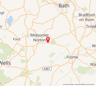 Map of Kilmersdon, EnglandEngland