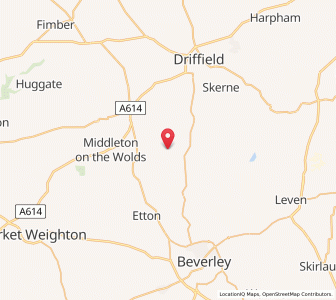 Map of Kilnwick, EnglandEngland