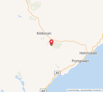 Map of Kilournan, ScotlandScotland