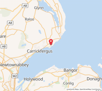 Map of Kilroot, Northern IrelandNorthern Ireland