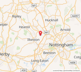 Map of Kimberley, EnglandEngland