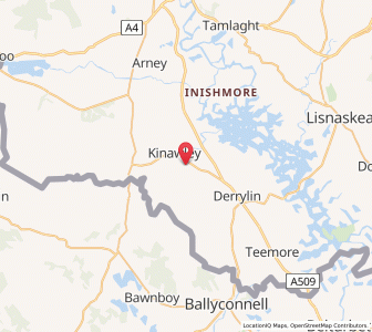 Map of Kinawley, Northern IrelandNorthern Ireland