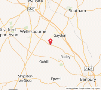 Map of Kineton, EnglandEngland