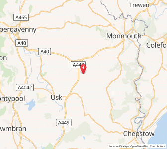 Map of Kingcoed, WalesWales