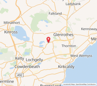 Map of Kinglassie, ScotlandScotland