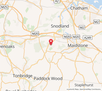 Map of Kings Hill, EnglandEngland