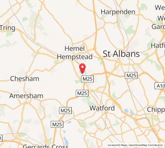Map of Kings Langley, EnglandEngland