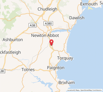 Map of Kingskerswell, EnglandEngland