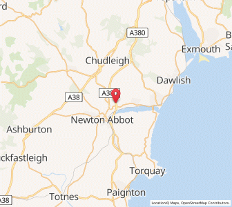 Map of Kingsteignton, EnglandEngland