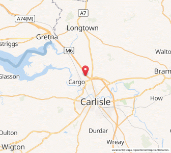 Map of Kingstown, EnglandEngland