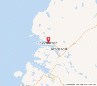 Map of Kinlochbervie, ScotlandScotland