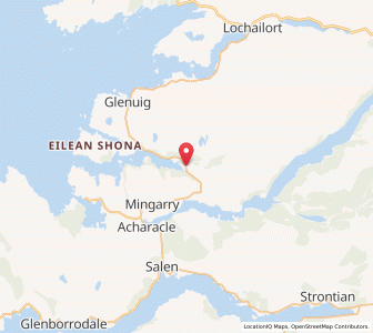 Map of Kinlochmoidart, ScotlandScotland