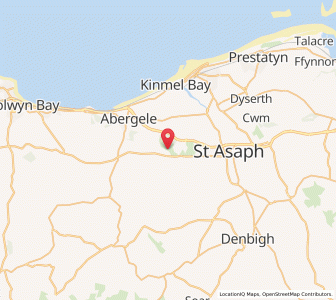 Map of Kinmel, WalesWales