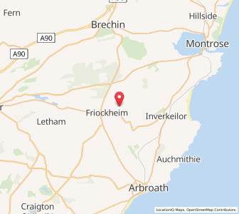 Map of Kinnell, ScotlandScotland