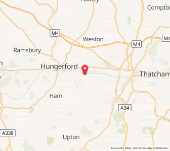 Map of Kintbury, EnglandEngland