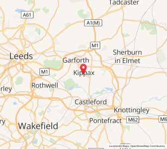 Map of Kippax, EnglandEngland