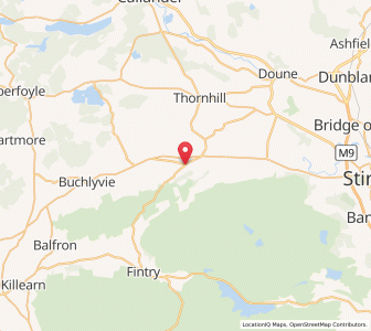 Map of Kippen, ScotlandScotland