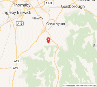 Map of Kirby, EnglandEngland