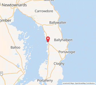 Map of Kircubbin, Northern IrelandNorthern Ireland