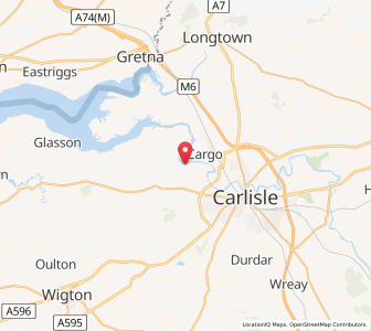 Map of Kirkandrews upon Eden, EnglandEngland