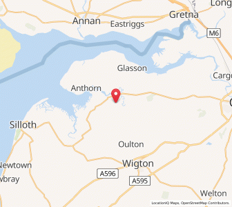 Map of Kirkbride, EnglandEngland